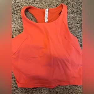 Lululemon Women’s Orange Racerback Tank Top